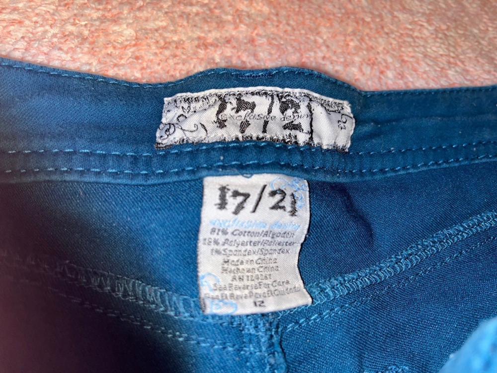 17/21 GREEN EXCLUSIVE DENIM LEGGINGS - Picture 5 of 5